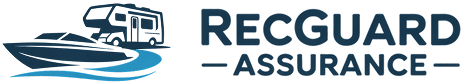 RecGuard Assurance logo with boat and RV.